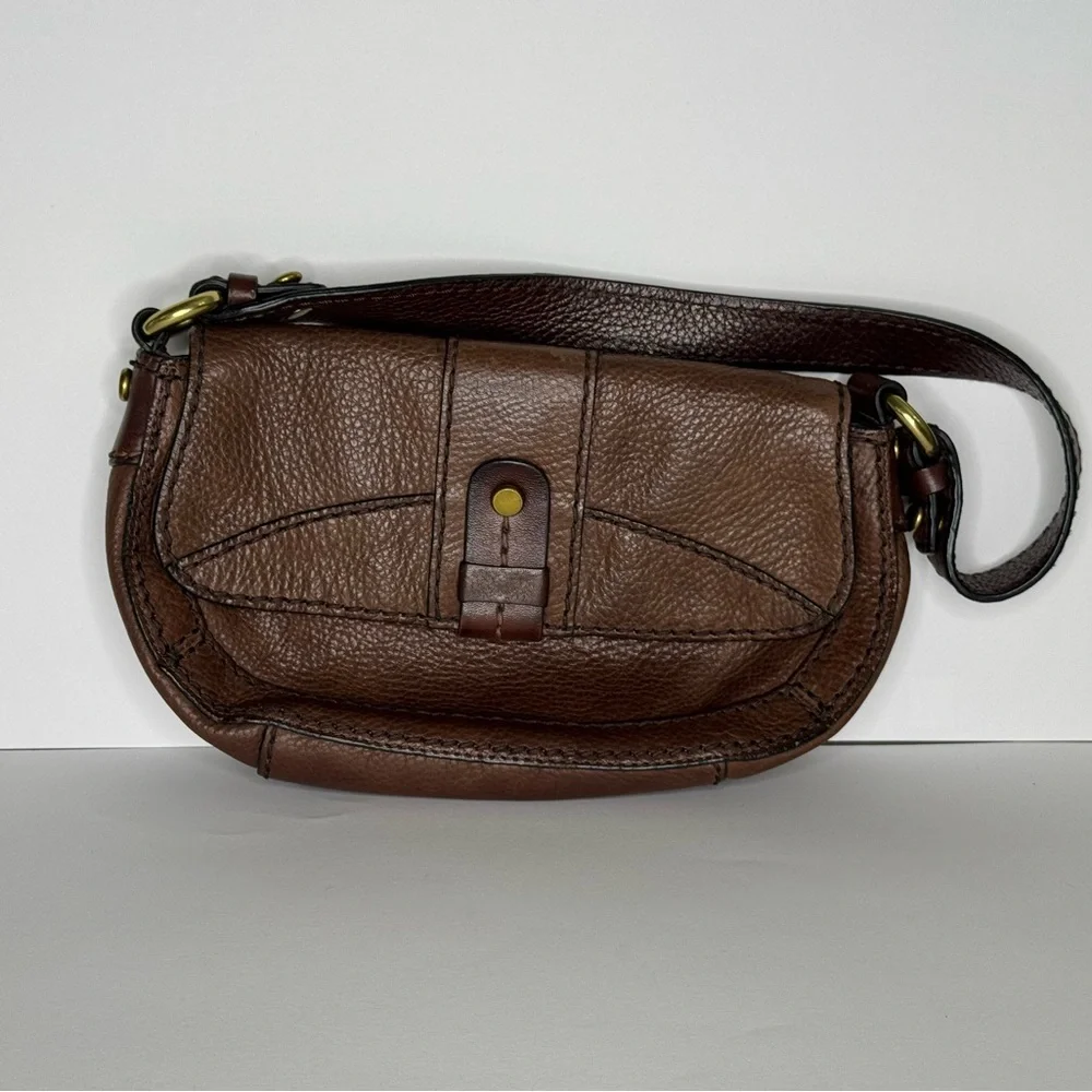 Brown FOSSIL Shoulder Purse - Picture 1 of 5
